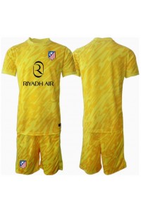 Atletico Madrid Keeper Babyklær Tredje Fotballdrakt til barn 2024-25 Korte ermer (+ Korte bukser)